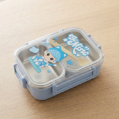 Two Partition Stainless Steel Lunch Box