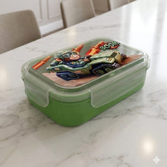 Two Compartment Stainless Steel Lunch Box