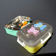 3 Compartment Stainless Steel Lunch Box