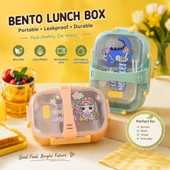 2 Compartment Lunch Box-Pink