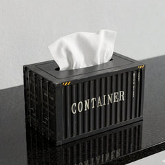 Metal Tissue Box (Container Shaped)