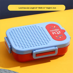 Festival Play 2 Slot Stainless Steel Lunch Box
