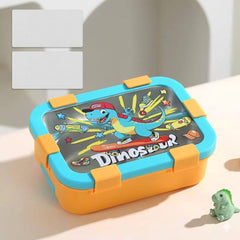 3 Compartment Stainless Steel Lunch Box