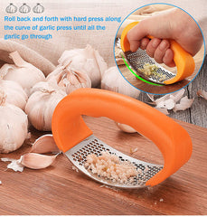 Stainless Steel Garlic Press