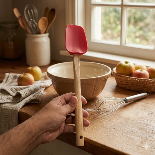 Wooden Handle Silicone Spatula