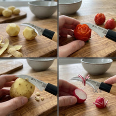 Stainless Steel Wood Handle Knife