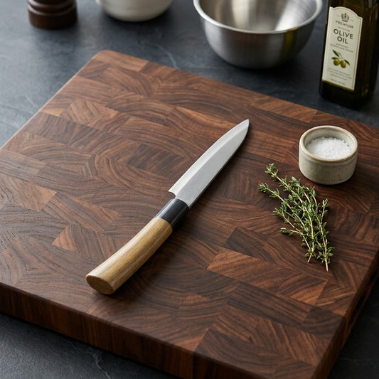 Stainless Steel Wooden Handle Knife