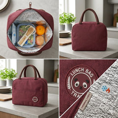 Insulated Thermal Bag-Mahroon