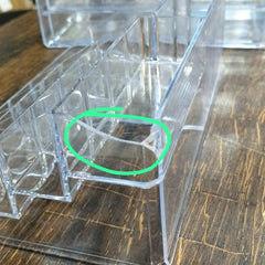 Minor Damage 3 Drawer Cosmetic Organizer with Mirror