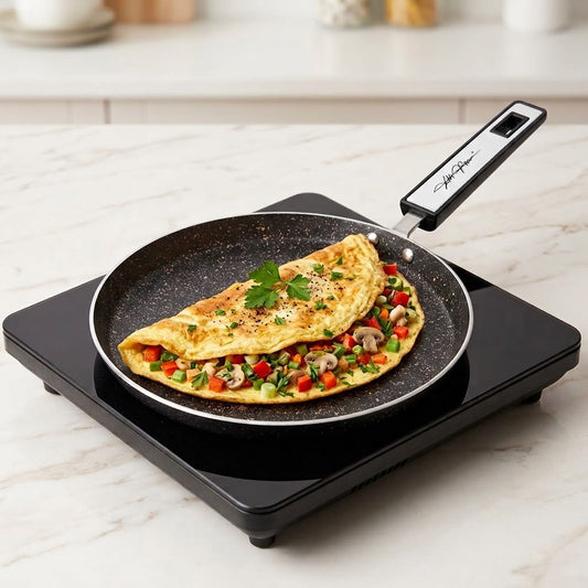 Xelent Non-Stick Hot Plate 31cm-Black
