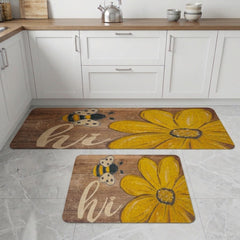 Pair of Non-Slip Kitchen Mat-D5