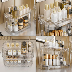 2-Tier Acrylic Cosmetic and Skincare Storage Organizer