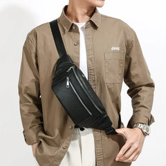 Leather Cross Body Traveling Bag