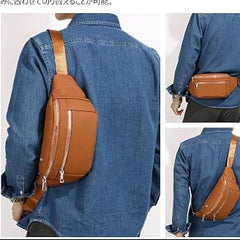 Leather Cross Body Traveling Bag