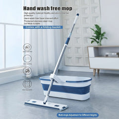 Hands Free Folding Bucket Mop Set