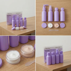 6 Pcs Travel kit Set-Purple