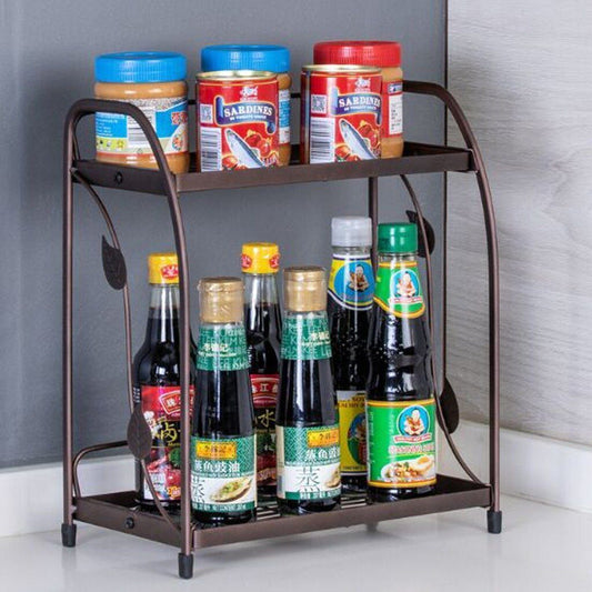 2 Step Kitchen Shelf Storage Rack