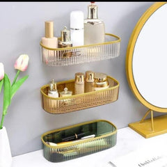 Acrylic Wall Mounted Storage Shelf (Without Tape)
