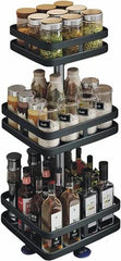 3 LAYER 360° ROTATABLE METAL STORAGE ORGANIZER(SUQARE)