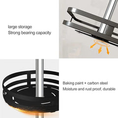 3 LAYER 360° ROTATABLE METAL STORAGE ORGANIZER(Round)