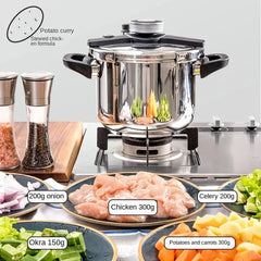 7-Liter Pressure Cooker 5-L Handi & Steamer