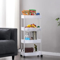 4 Tier Multipurpose Storage Trolley