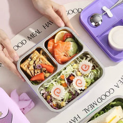Cartoon Design Lunch Box 7150 (Purple)