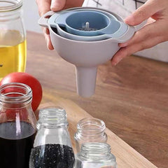 3 Pc Kitchen Funnel Set