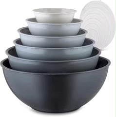 6 Pcs Nesting Bowl Set with Lid