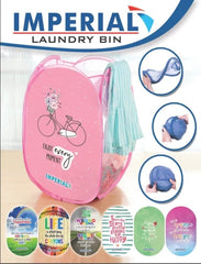 Imperial Foldable Pop Up Mesh Washing Laundry Basket