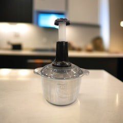 Hand Pressure Vegetable Chopper Steel Bowl 2.Liter