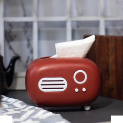 Retro Radio Inspired Tissue Box