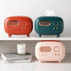 Retro Radio Inspired Tissue Box