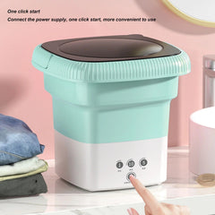 Foldable Washing Machine-Green