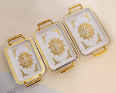 Rectangular Plastic Tray (Set of 3)