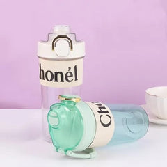 Chonel Straw Water Bottle