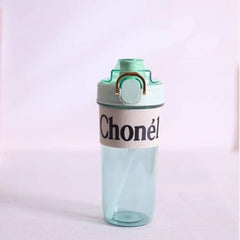 Chonel Straw Water Bottle