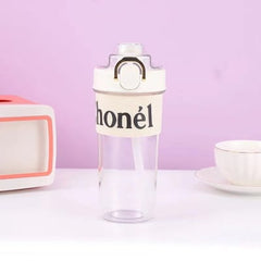 Chonel Straw Water Bottle