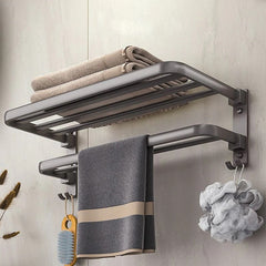 Double Rod Bathroom Towel Rack
