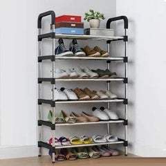 6 Layer Steel Shoe Rack Shelf Storage Organizer