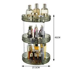 3 Layer Cosmetic Storage Organizer-White