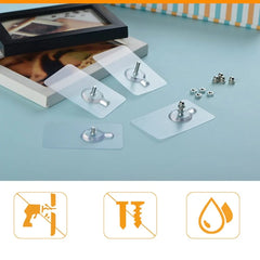 10 pcs Wall Hanging Adhesive Sticky Hooks