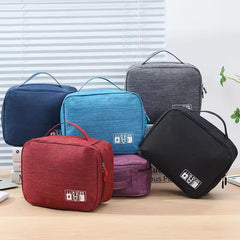 1 Pc Travel Electronic Digital Storage Bag (Mahroon)