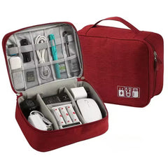 1 Pc Travel Electronic Digital Storage Bag (Mahroon)