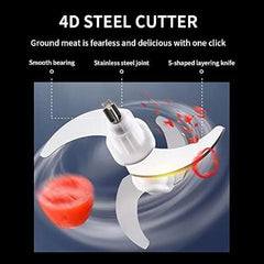 Food Processor Electric Meat Chopper 2L