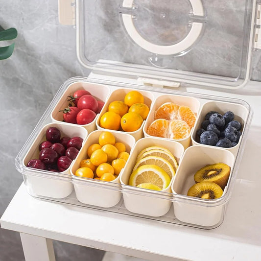 8 Compartment Snack Storage Box