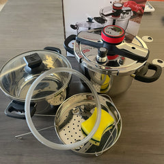 7-Liter Pressure Cooker 5-L Handi & Steamer