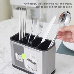 1 Pc Stainless Steel Utensil Organizer
