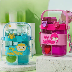 Dual-Compartment Bottle -Blue