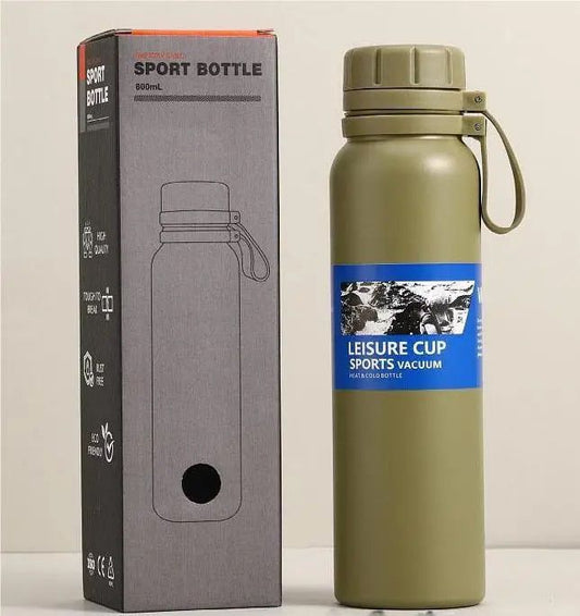 Leisure Cup Sports Vacuum water bottle -Olive Green
